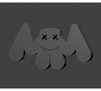 Marshmello 3d Models To Print Yeggi Page 2 - marshmello face for free roblox