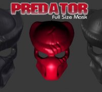 Download Predator Mask 3d Models To Print Yeggi Page 2 PSD Mockup Templates