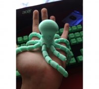 Articulated Octopus 3d Models To Print Yeggi