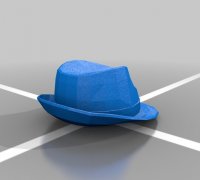 Fedora Hat 3d Models To Print Yeggi - roblox indiana jones hat