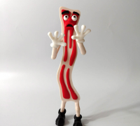 Bacon 3d Models To Print Yeggi - cool galaxy bacon hair roblox