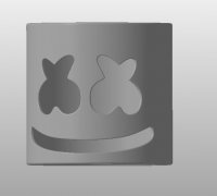 Marshmello Head 3d Models To Print Yeggi - how to get the marshmello head in roblox