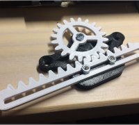 Rack And Pinion Gears 3d Models To Print Yeggi