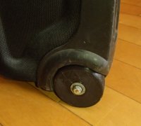 swiss luggage wheel replacement