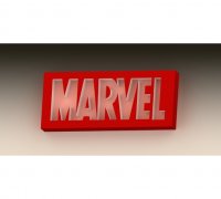 "marvel logo" 3D Models to Print - yeggi