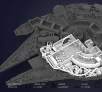 Millennium Falcon Interior 3d Models To Print Yeggi
