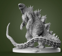 godzilla 3d model stl. file download