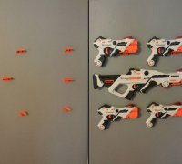 nerf gun wall mount