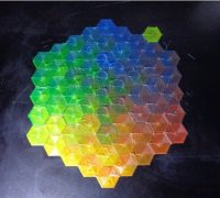 "free gcode file" 3D Models to Print - 3in1 Color Wheel With 61 Different Colors In Single Print By Gallaghersart