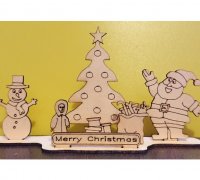 Christmas Laser Cut 3d Models To Print Yeggi