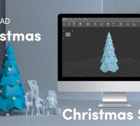 Low Poly Christmas Tree 3d Models To Print Yeggi
