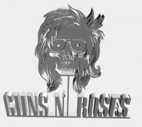 Guns N Roses 3d Models To Print Yeggi