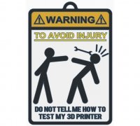 "warning sign" 3D Models to Print - yeggi