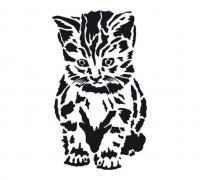 Tabby Cat 3d Models To Print Yeggi - ginger cat roblox