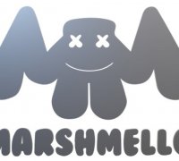 Marshmello Face Printable
