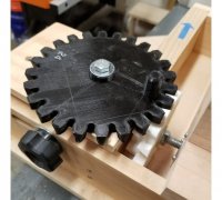 3D Printed Box Joint Jig  : Digital Plans Of Box Joint Jig To Table Saw.