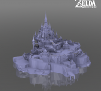 Hyrule Castle 3d Models To Print Yeggi - legend of zelda 3d roleplay hyrule castle roblox