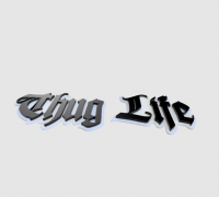 thug life 3d models to print yeggi thug life 3d models to print yeggi