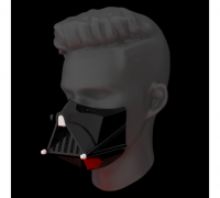 Download Face Mask Darth Vader 3d Models To Print Yeggi PSD Mockup Templates