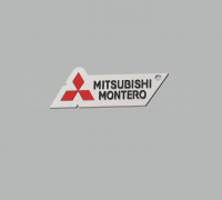 mitsubishi keychain