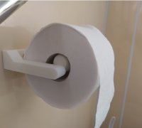 screwless toilet roll holder