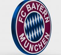 Fc Bayern Munchen Logo 3d Models To Print Yeggi