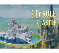 Hyrule Castle 3d Models To Print Yeggi - legend of zelda 3d roleplay hyrule castle roblox