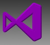 visual studio logo 3d models to print yeggi visual studio logo 3d models to print