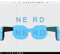 Nerd Glasses 3d Models To Print Yeggi - 