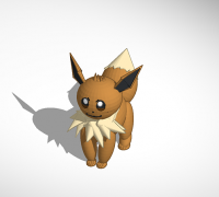 Retro Eevee - Pokémon Artwork by IXPatch, Download free STL model