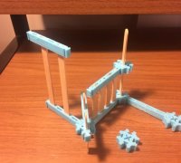STL file Miniature bed for reusing popsicle sticks 🛏️・3D printing model to  download・Cults