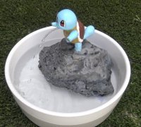 STL file Fuente de agua Pokemon / Pokemon water fountain 🐉・3D