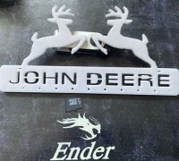 STL file John Deere logo・Design to download and 3D print・Cults
