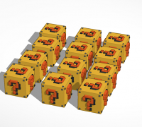 Minecraft lucky block by DJ_Designs, Download free STL model