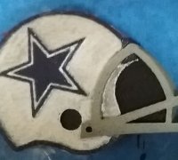 STL file Dallas Cowboys Helmet - NFL - Cookie Cutter - Fondant - Polymer  Clay・3D printable model to download・Cults