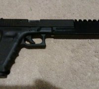 STL file Railed Compensator for Glock 17/18 Airsoft GBB Pistol 🔫・3D  printable model to download・Cults