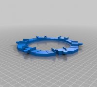 LEGO Duplo compatible spiral elevation train track 3D model 3D printable