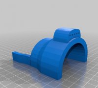 3D printable Azeron cyborg replica v3.0 • made with Most parts printed on  custom RepRap-style printer w/ Titan Aero extruder & SKR Mini E3 V2 board.  Buttons and wrist rest on Anycubic