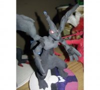 Zekrom Pokemon by NilsGFX, Download free STL model