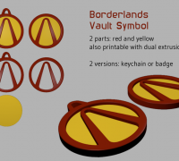 Borderlands Video Game Vault Symbol Large Applique Crochet Pattern