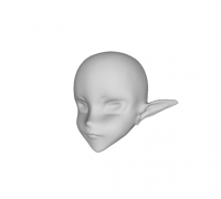 STL file ROBLOX avatar with elf ears 🧝・3D printable design to  download・Cults