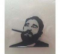 3D Printable Che Guevara & Fidel Castro by WiDigital
