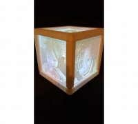 Lampe de chevet Stitch ampoule led - Lhitophanie 3D nico