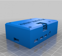 3D Printable Raspberry Pi 4 case with fan mount by iani_ancilla