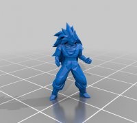 STL file Goku super saiyan 3 wall art 🎨・3D print model to download・Cults