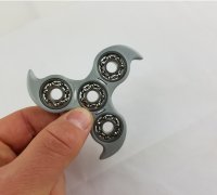 Shuriken Ninja Star Fidget Hand Spinner - 3D Printed