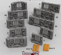 Rampage Heavy Low Risers - Printable Scenery