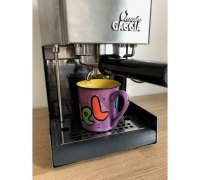 STL file Gaggia Classic Pro drip tray with integrated Timemore Scales  ⚖️・Template to download and 3D print・Cults