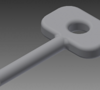 STL file Tiny Handcuff Key with Clip 🔑・3D print model to download・Cults