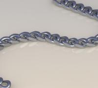 Heavy Cuban Chain Rings 3mm thick 5us 6us 7us 8us sizes 3D model 3D  printable